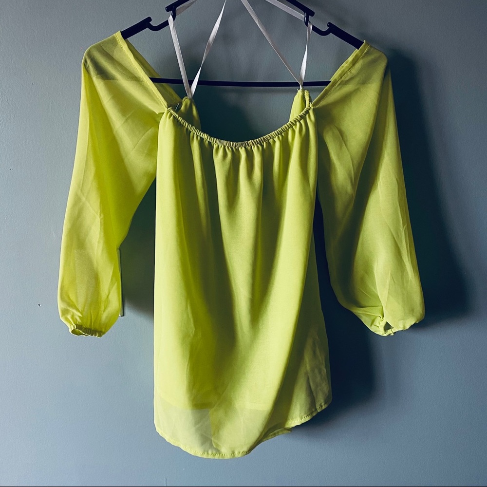 Sabo Skirt off shoulder bright shirt